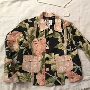 My Boyfriend's Back Vintage Barkcloth Jacket